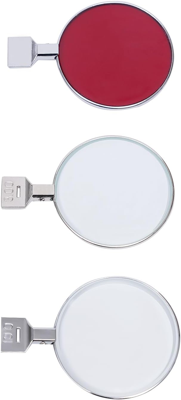 104tlg Optisches Testlinsen-Set, Optischer Trial Frame mit Metallfelge Optometrie-Rahmenoptik,Linsen
