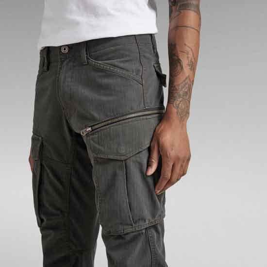G-STAR RAW Herren Rovic Regular Tapered Pants 28W / 30L Grau (Cloack D02190-c893-5812), 28W / 30L Gr