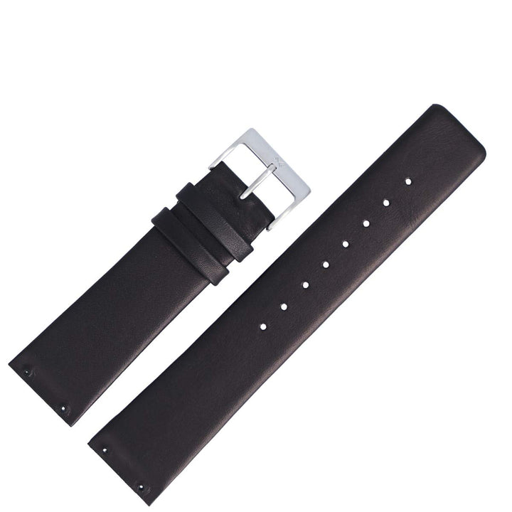 Skagen Uhrenarmband 22mm Leder Schwarz - 233XXL