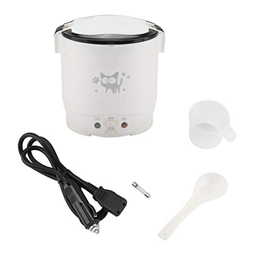 USB-Reiskocher, Tragbarer Mini-Reiskocher, Dampfgarer, 12 V, 100 W, 1 L, Antihaftbeschichtet, Elektr