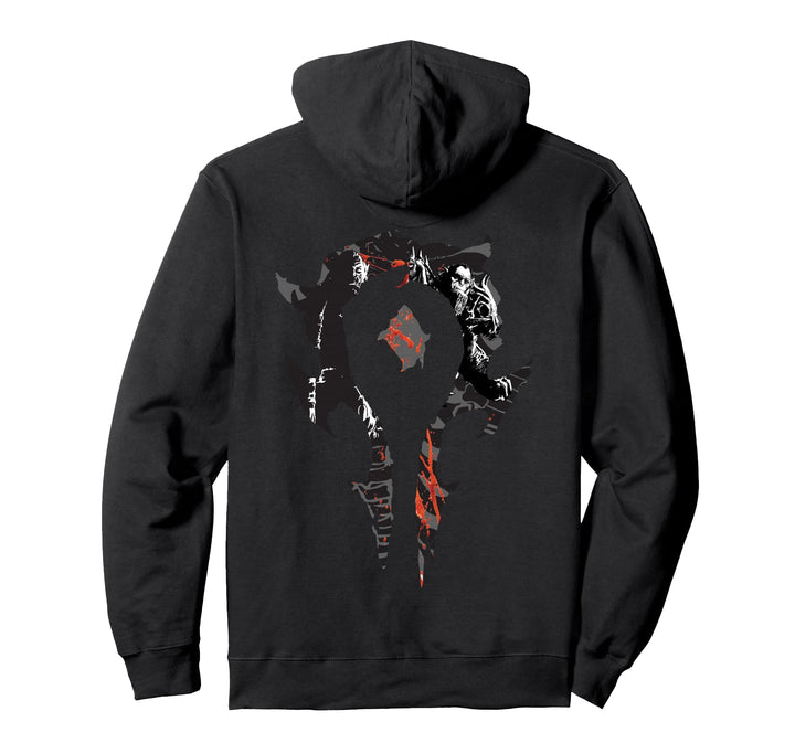 Warcraft + Logo Horde Compilation Pullover Hoodie