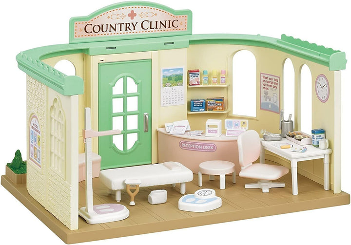 Sylvanian Families 5096 Landklinik - Puppenhaus Spielset, Mehrfarbig