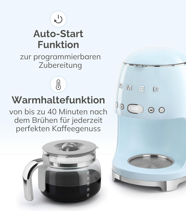 SMEG - Máq. Café DCF02CREU Creme, Creme