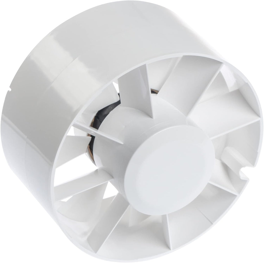 Steinberg14 Rohr Rohrventilator 150mm Abluftventilator - Leise Inliner für Bad, Gewächshaus, Garage,