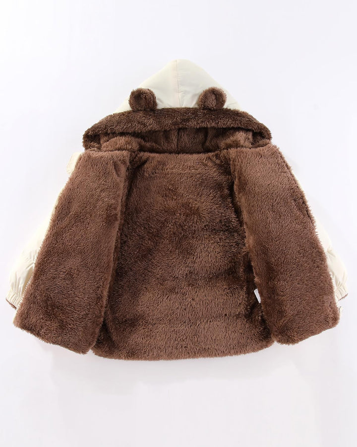 JiAmy Baby Winter Fleece Mantel Kinder Jungen Jacke Outwear Mädchen Gepolstert Kleidung 4-5 Jahre We