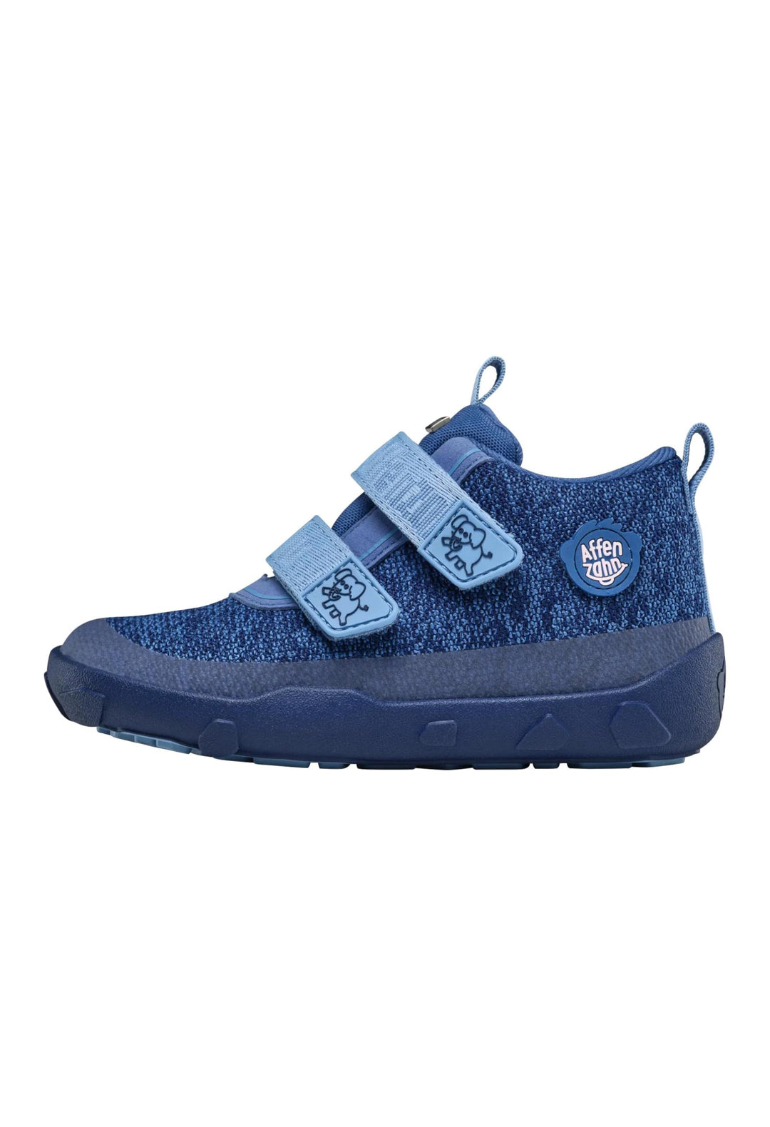 Affenzahn Barfussschuh Baumwolle Lucky Klettverschluss Vegan rutschfest Flexibel Reflektierend für d