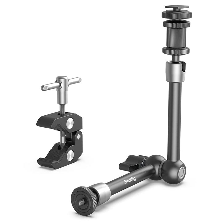 SMALLRIG Super Clamp und Magic Arm (11") mit Kaltschuhhalterung für Monitor, LED-Licht, Mikrofon - 3