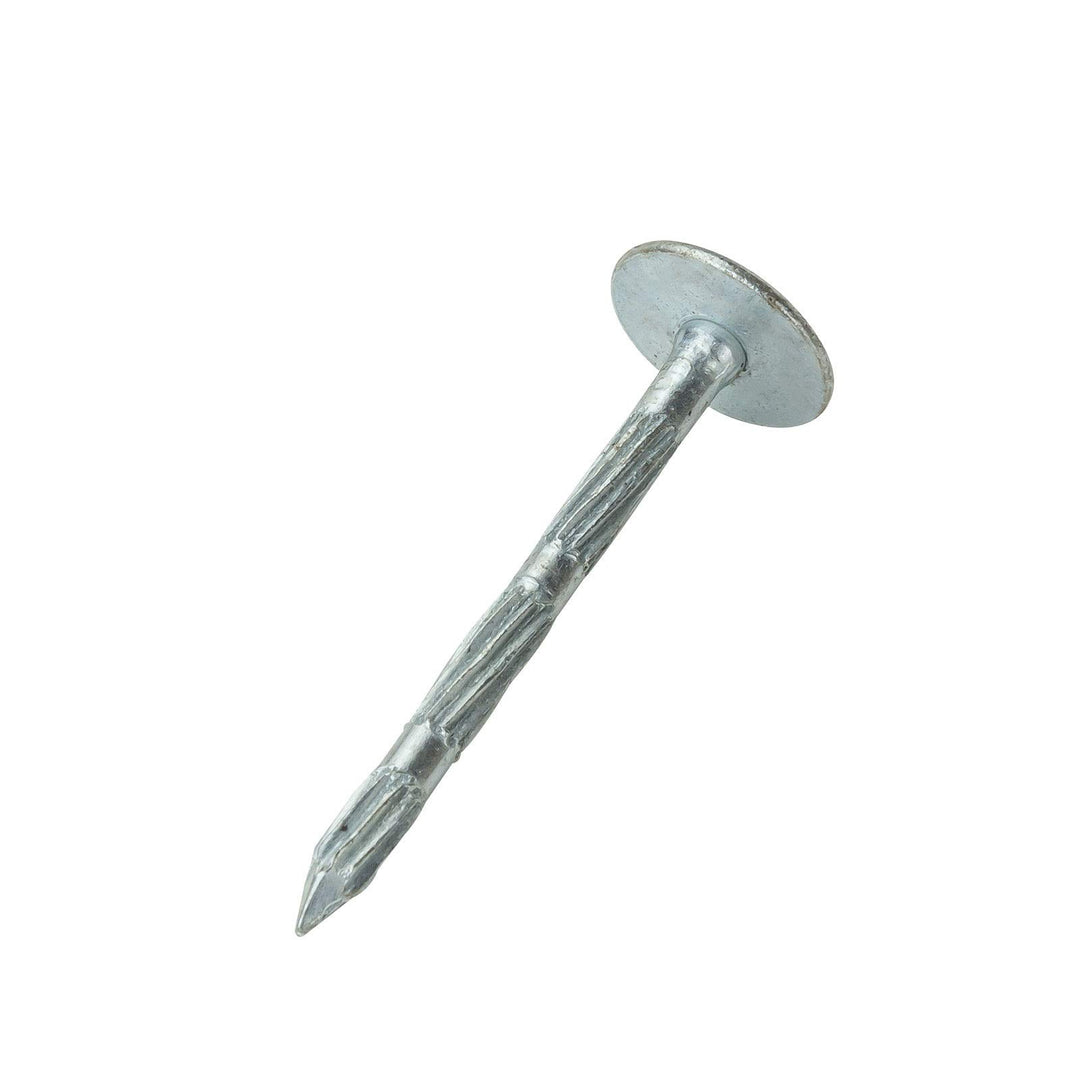 250 Stahlnägel mit Scheibe, geriffelt 3,5x50 mm 3,5 x 50 - 250 Stück, 3,5 x 50 - 250 Stück