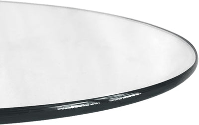 iomangio® Glasplatte Rund Ø 80 cm | transparente Tischplatte aus gehärtetem ESG-Sicherheitsglas | 8