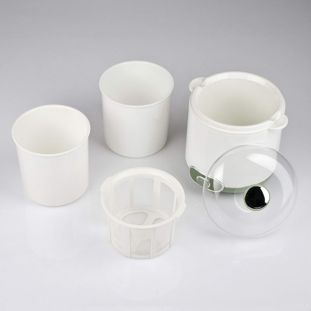 Girmi YG0200 YG02 Joghurtbereiter, Kunststoff, 1.5 liters, Weiss