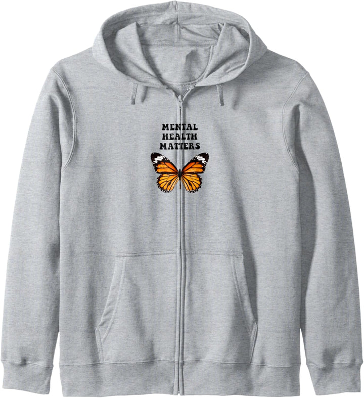 Mental Health Matters Mental Health Butterfly Psychology Kapuzenjacke