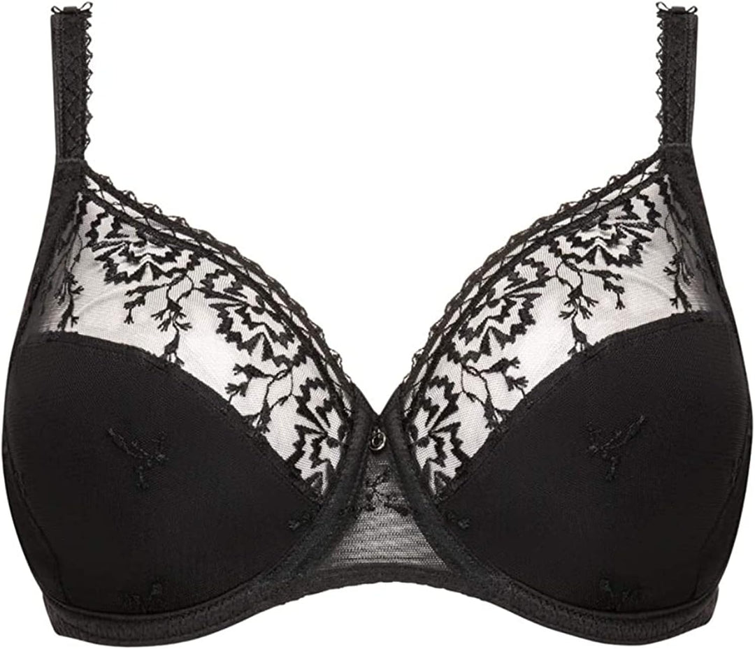 Chantelle Every Curve, Sehr Bedeckender Bügel-BH, Damen Unterwäsche 70F Schwarz, 70F Schwarz