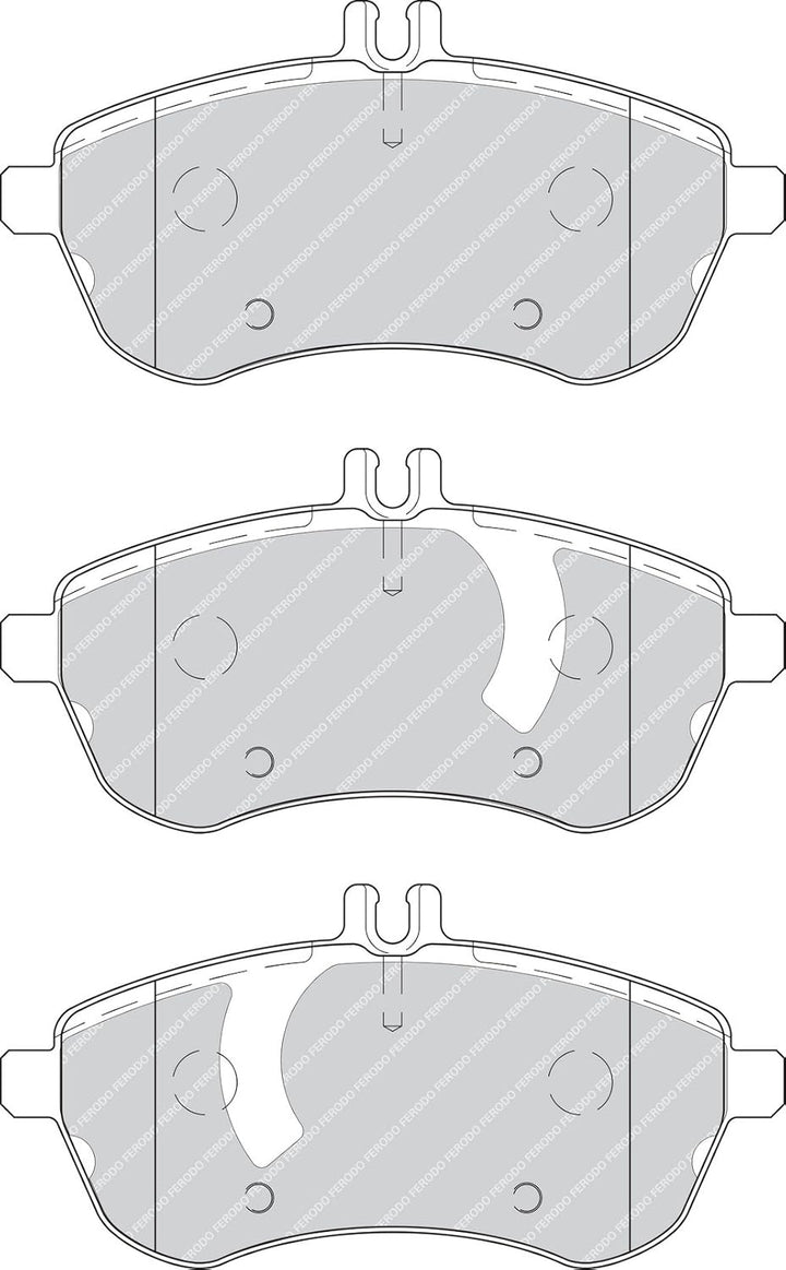 Ferodo FDB4199 PREMIER Bremsbelagsatz, Scheibenbremse - (4-teilig) - (4 Stück)