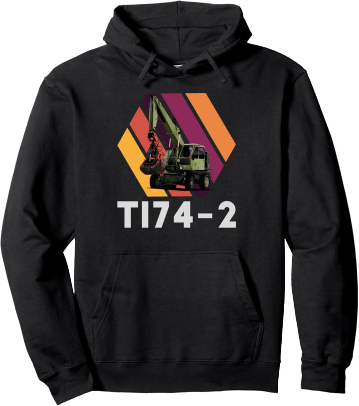 Landwirtschaftliche Maschine Landwirte Bagger T174-2 Pullover Hoodie