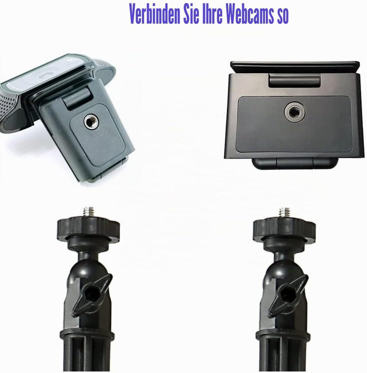 AYIZON Webcam Wand- und Deckenhalterung, kompatibel mit Logitech C920s StreamCam Brio C930 C925 C922