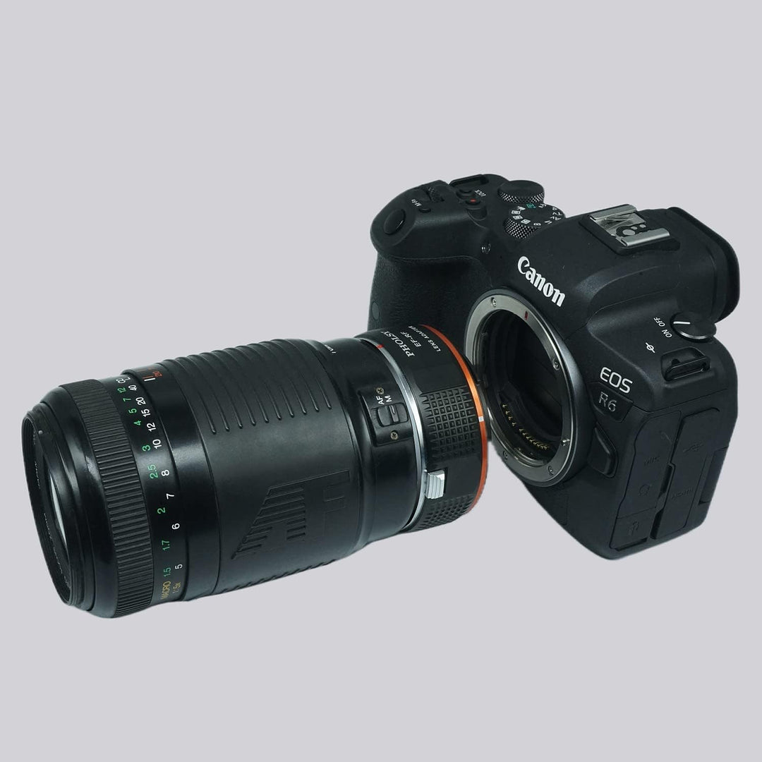 PHOLSY Objektivadapter Manueller Fokus Kompatibel mit Canon EOS EF EF-S Mount Objektiv auf Canon EOS