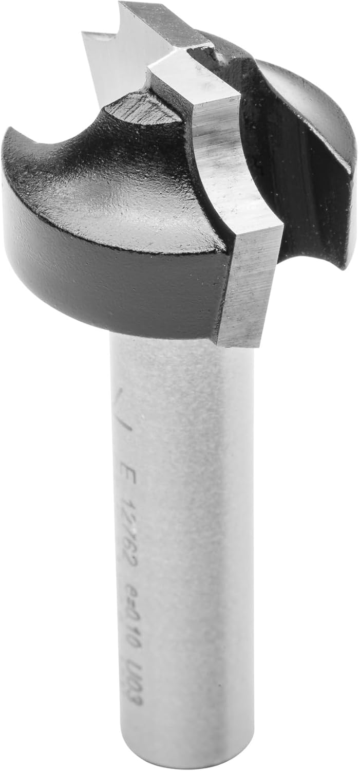 ENT 12762 Viertelstabfräser HW, Schaft (S) 8 mm, Durchmesser (D) 21 mm, NL 12 mm, R 5 mm, SL 32 mm R