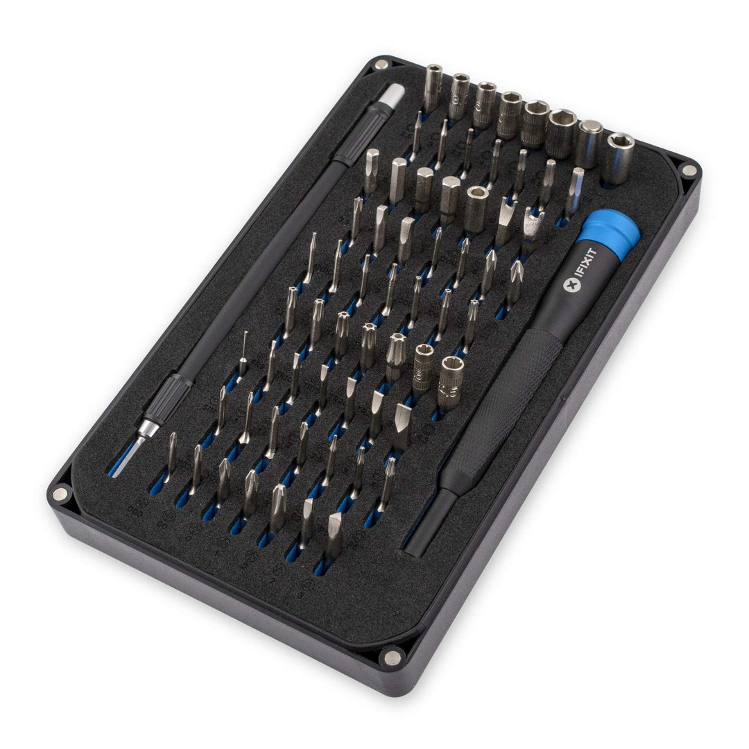 iFixit Mako Precision Bit Set, Bit-Kit mit 64 Bits (4 mm) und Präzisions-Schraubendreher für die Rep