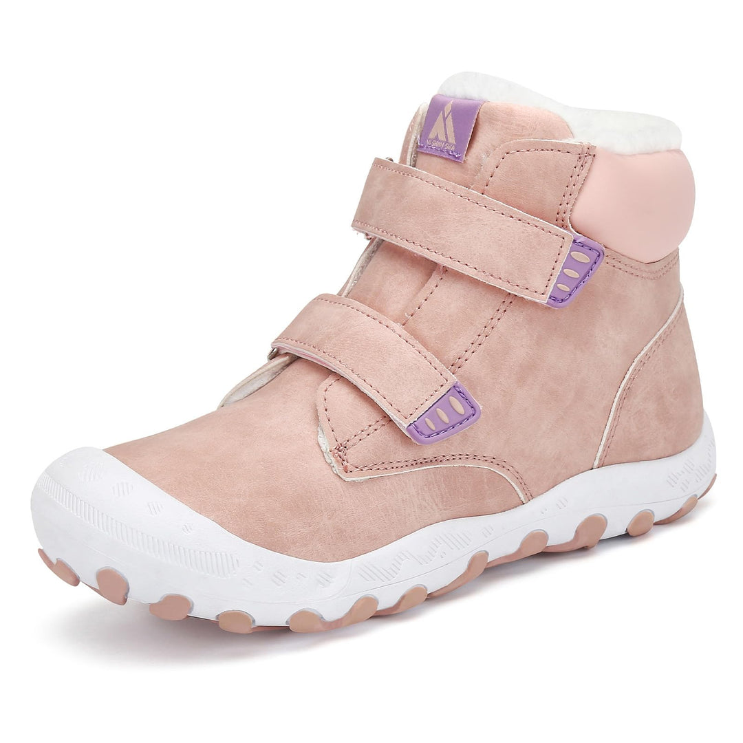 Mishansha Kinder Winterschuhe Gefüttert Winterstiefel für Jungen Mädchen Gr.24-38 32 EU Pink, 32 EU