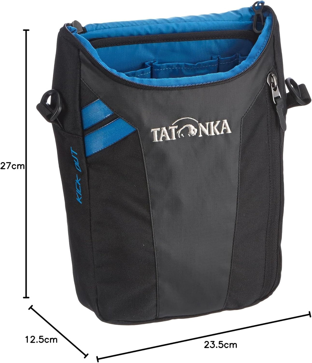 Tatonka Tasche Kick Out, 27 x 23.5 x 12.5 cm, 2 Liter Schwarz, Schwarz