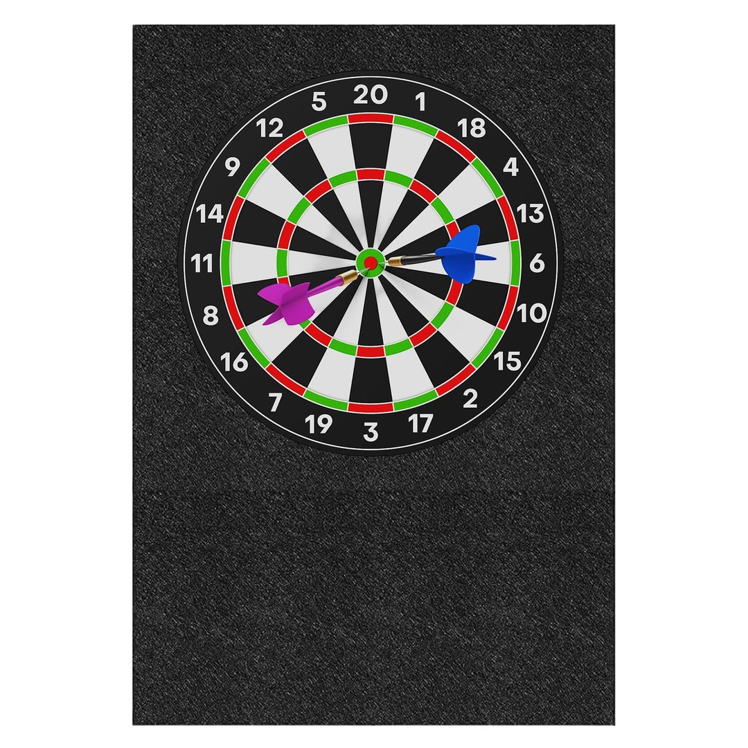Dartboard Wandschutz, Filz Dartscheibe Wandschutz Selbstklebend, Wandumrandung für Dartboard, Filz-D