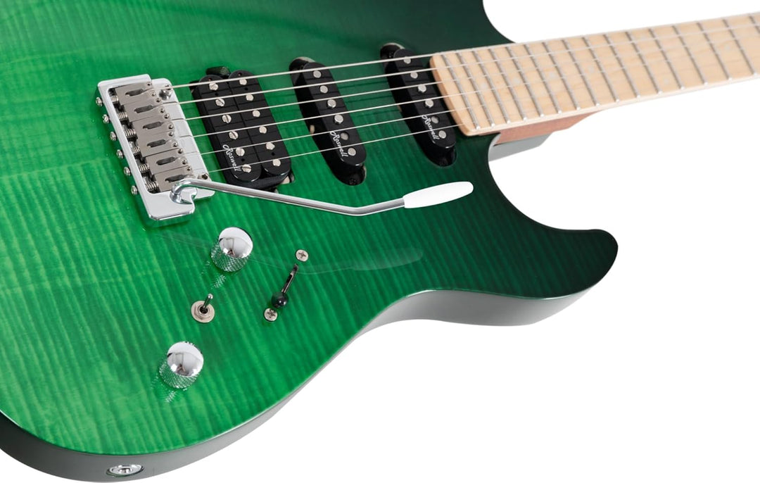 Shaman VST1087-GNB Venture Series E-Gitarre - ST-Bauweise - Flamed Maple Decke - Ahorn-Griffbrett -