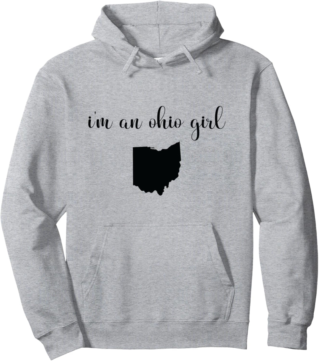 I'm An Ohio Girl - Staatskarte Ohio State Pullover Hoodie