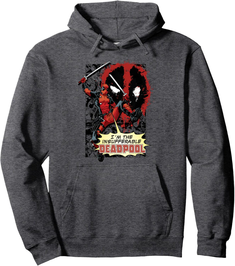 Marvel The Insufferable Deadpool Comic Pullover Hoodie