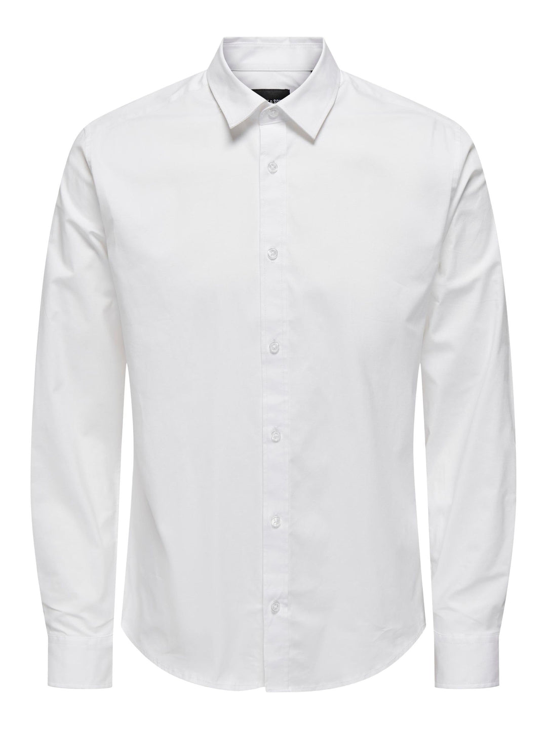 ONLY & SONS Male Popelin Hemd ONSANDY Popelin Hemd XS Weiss, XS Weiß