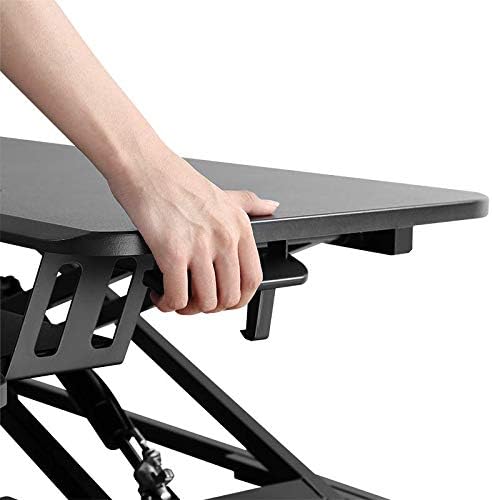 LogiLink EO0033 - Verstellbarer Schreibtischaufsatz mit Tastaturablage mit Gasdruckfeder + eingebaut