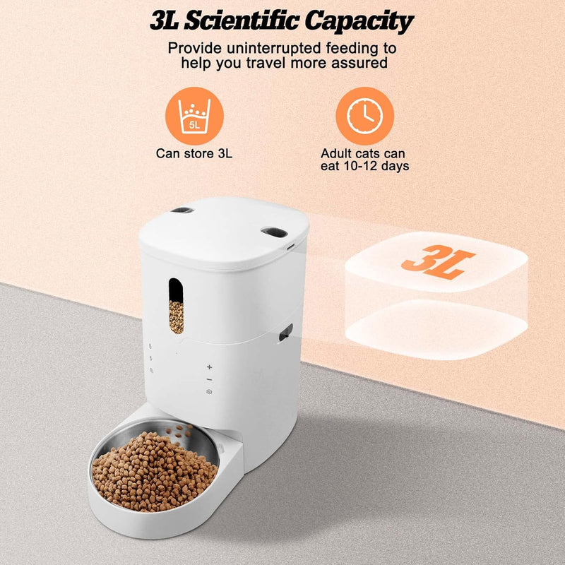 Automatischer Katzenfutterspender Smart Pet Feeder für Katzen und Hunde Auto Pet Food Feeder Verteil