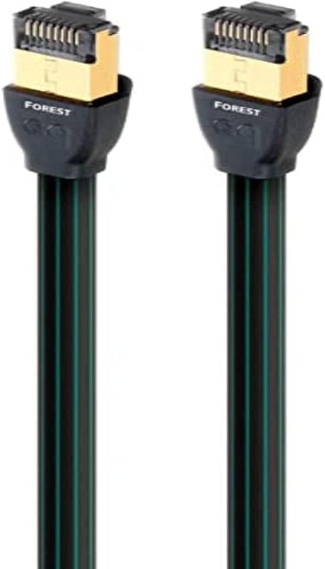 AudioQuest 1,5 m RJ/E Forest Netzwerkkabel 1,5 m Cat7 Schwarz – Netzwerkkabel (1,5 m, Cat7, RJ-45, R