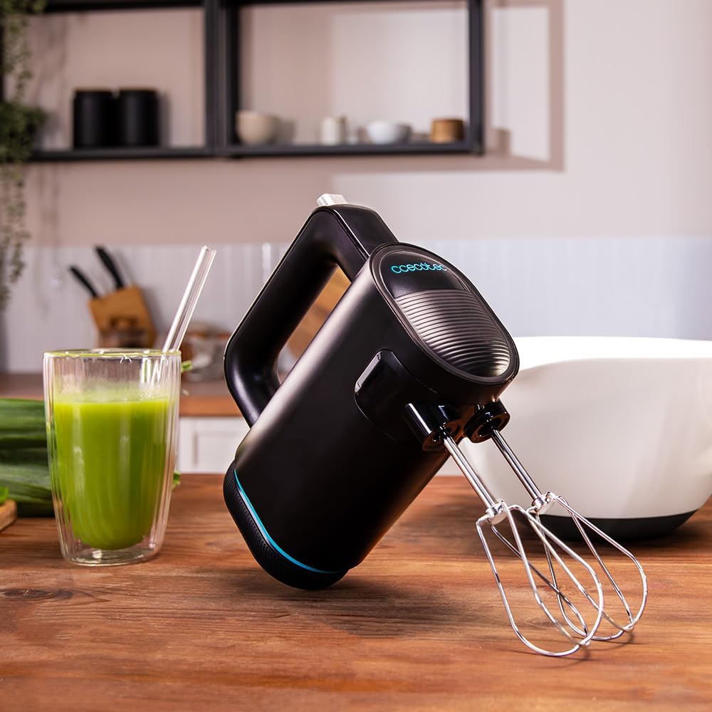 Cecotec Akku Stabmixer Set BlendGo Pack, 30 Minuten Laufzeit | Stab-, Stand- und Handmixer, USB-C-An