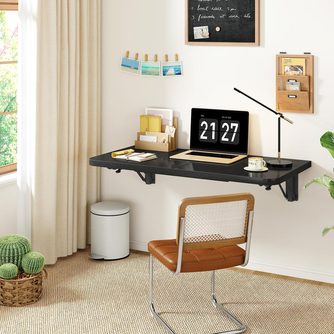 IBUYKE Wandklapptisch, Wandtisch Klappbar Kleiner, Platzsparender & vielseitig einsetzbar, Klapptisc