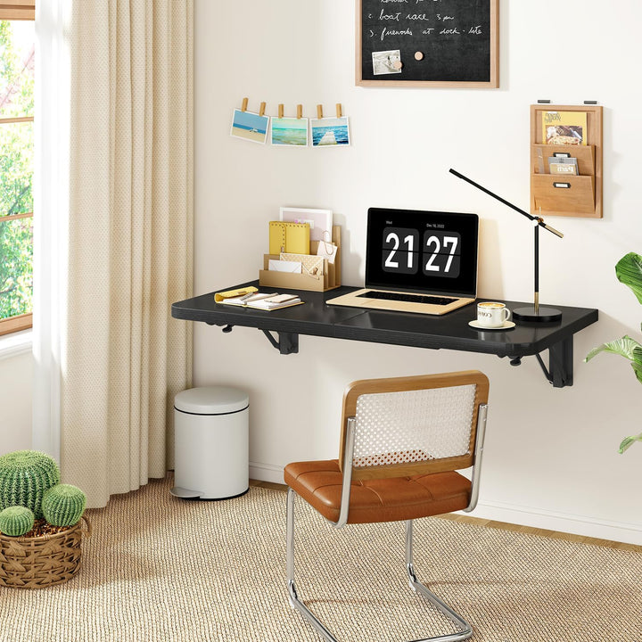 IBUYKE Wandklapptisch, Wandtisch Klappbar Kleiner, Platzsparender & vielseitig einsetzbar, Klapptisc