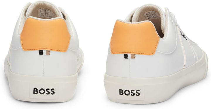 BOSS Herren Schnürschuh Freizeitschuh Halbschuh Sneaker Aiden Tenn sd 41 EU Open White180, 41 EU Ope