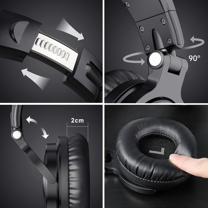 OneOdio Bluetooth Kopfhörer Over Ear [Bis zu 110 Std & BT 5.2] Kopfhörer Kabellos Bluetooth mit 50mm