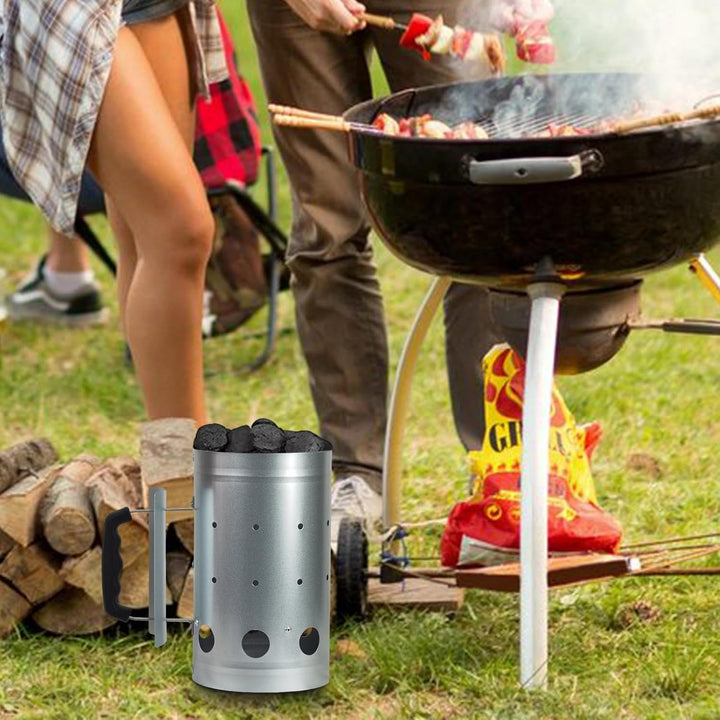 BBQ Carbon Bucket, Feuerzündfass | Feuereimer zum Verbrennen,Tragbarer Feuerholz-Zündeimer, Feuereim
