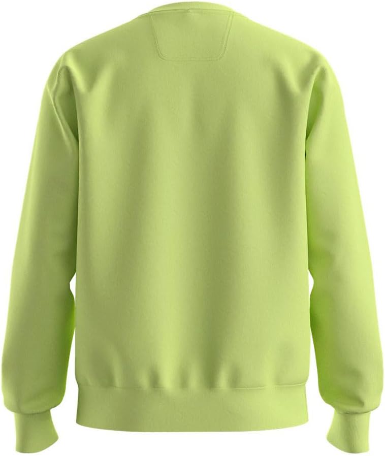 BOSS Herren Salbo Sweatshirt aus Stretch-Baumwolle mit Logo im Sandwich-Stil XS 337light/Pastel Gree