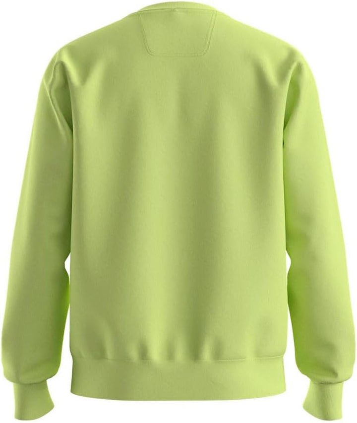 BOSS Herren Salbo Sweatshirt aus Stretch-Baumwolle mit Logo im Sandwich-Stil XS 337light/Pastel Gree