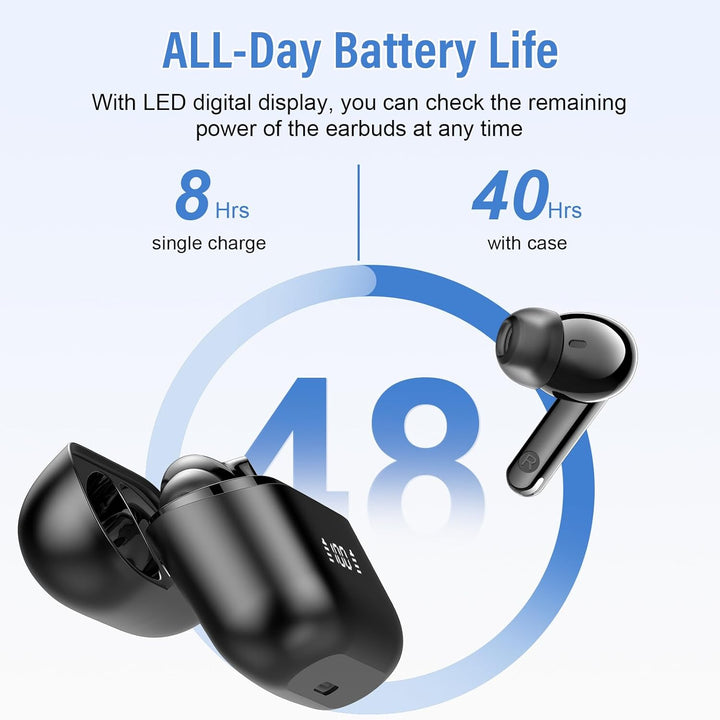 Thunelec Übersetzer Kopfhörer mit Audio und Videoanrufe, 3-in-1 Bluetooth 5.4 Kopfhörer mit 164 Spra