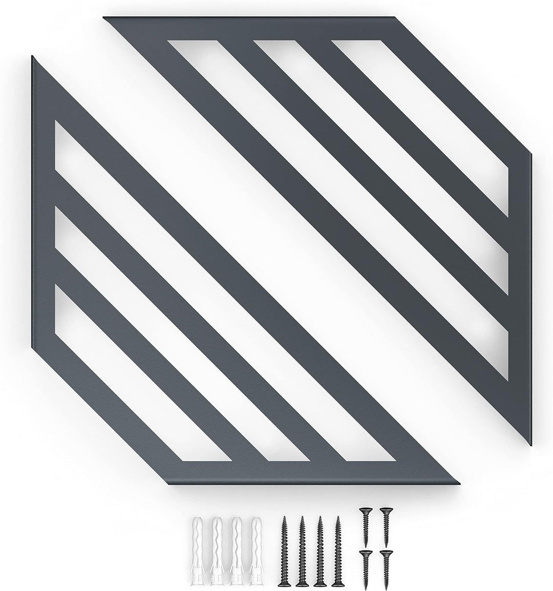 2 x sossai® Design Regalträger Truss | Regalwinkel | Wandhalterung für Regalbrett | Grösse: 250 x 25