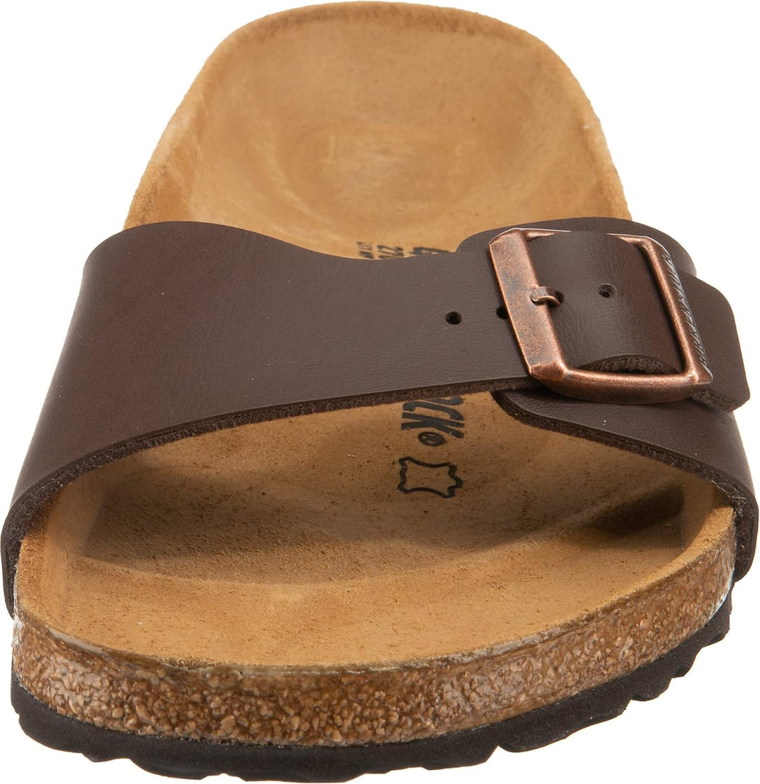 Birkenstock Madrid 40623, Unisex - Erwachsene Clogs & Pantoletten aus Birko-Flor 41 EU Braun Brun Fo