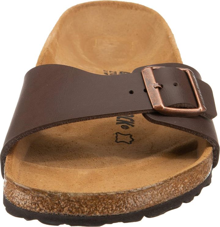 Birkenstock Madrid 40623, Unisex - Erwachsene Clogs & Pantoletten aus Birko-Flor 41 EU Braun Brun Fo