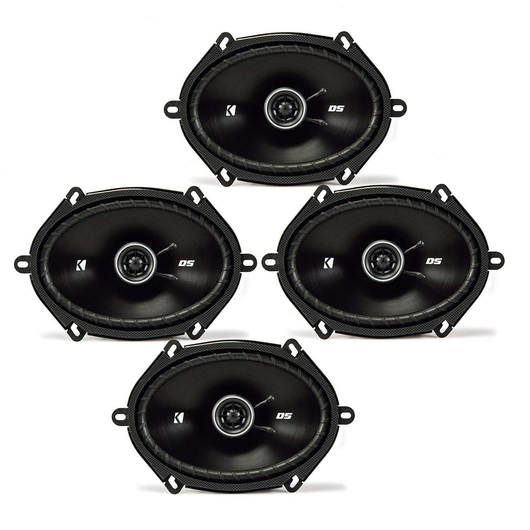 Mediadox Kicker Front/Heck 5x7/15x20cm Auto Lautsprecher/Boxen/Speaker Komplett-Set kompatibel für F