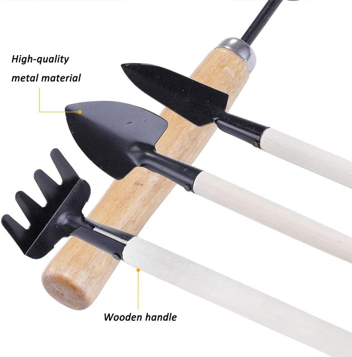 Amasawa 14 Stück Mini Garten Handwerkzeuge Set, Sukkulente Handwerkzeuge Set, Pflanz Handwerkzeuge S