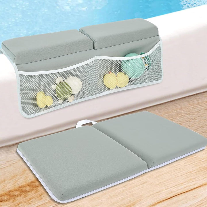Cushioned Bathing Kneeler, Baby Bathing Time Organizer, Portable Bath Kneeling Pad, Easy-Clean Bath