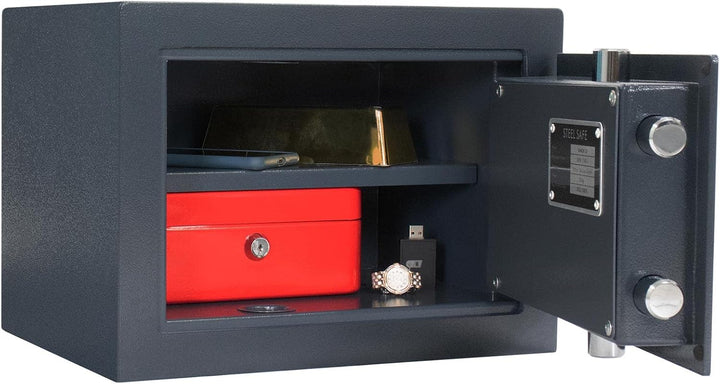 Wertschutzschrank HomeDesign Safe HDS-EN0-26, Elektronikschloss, Safe, kleiner Tresor, Bolzenverrieg
