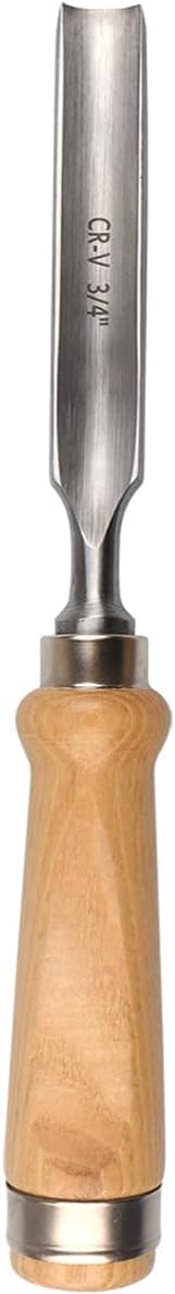 Atoplee Holzschnitzmeissel, Chrom-Vanadium-Stahl, halbrund, Tischlermeissel (18 mm)