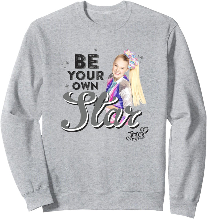 JoJo Siwa Be Your Own Star Smiling Portrait Text Sweatshirt